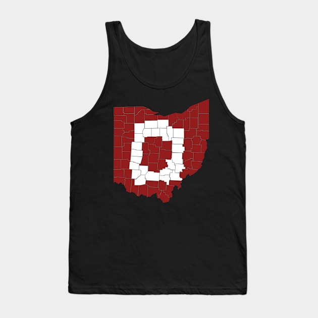 Ohio Counties O Tank Top by ilrokery